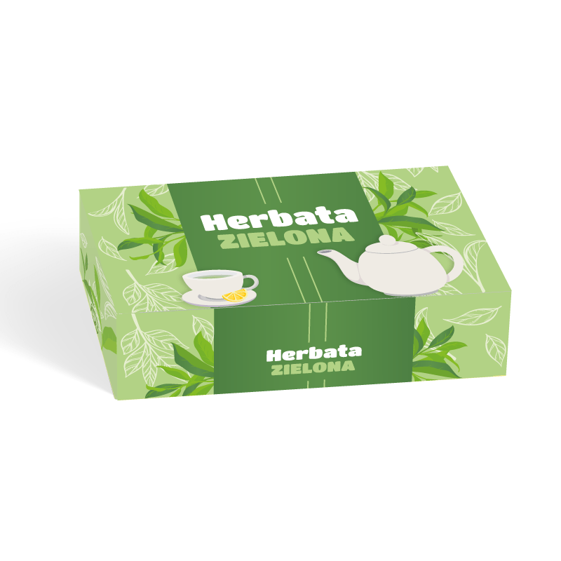 HERBATA - pudełko do złożenia - PDF do pobrania