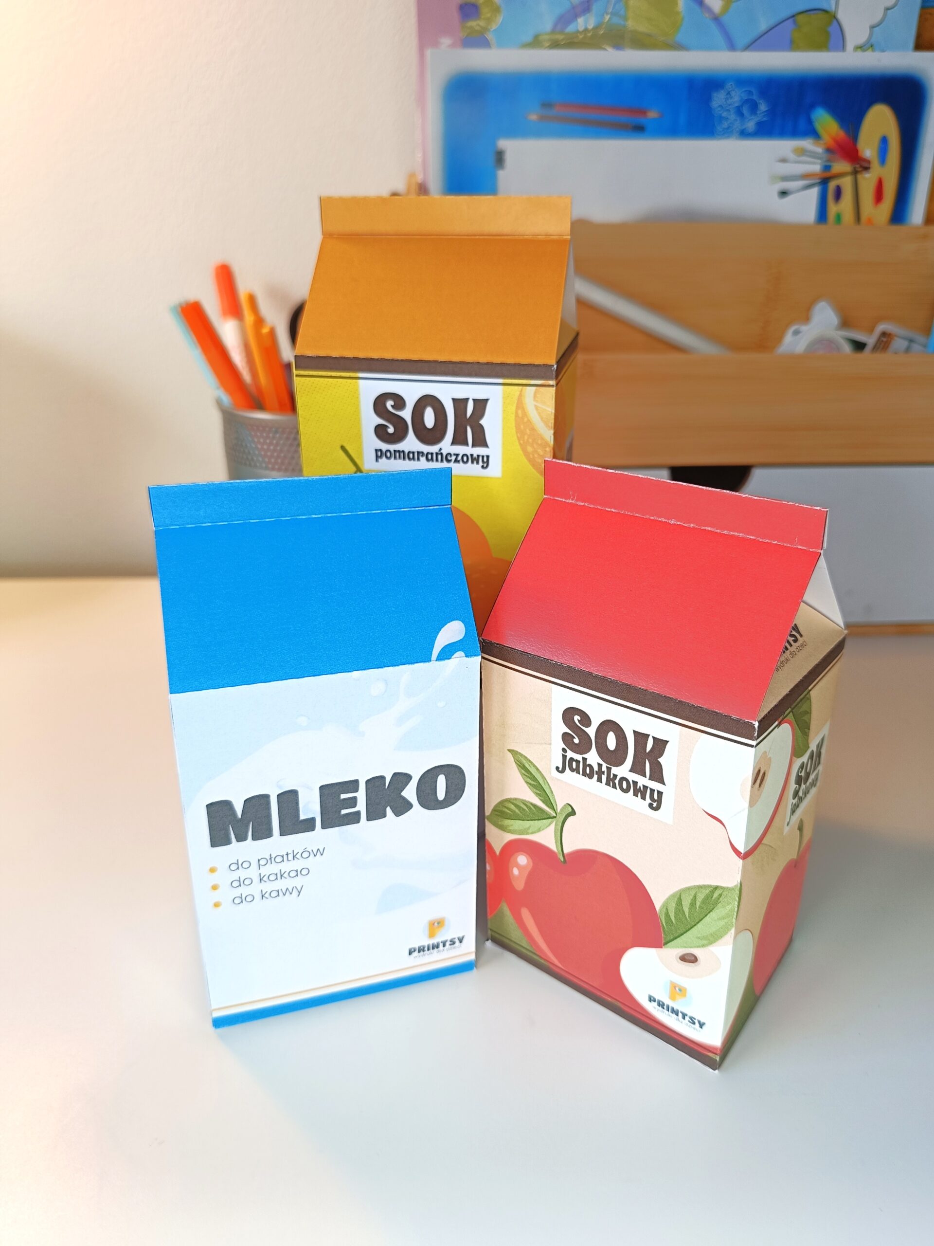 Zestaw soki i napoje